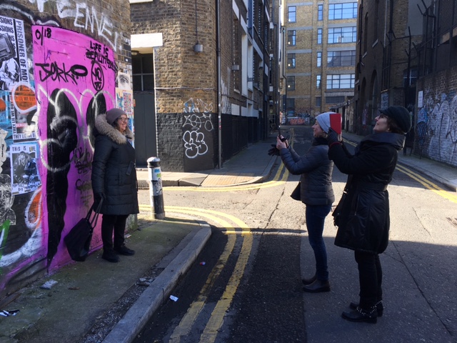 Street art, Shoreditch, London, Photography, art interaction, Life Is Beautiful, Dark Crusader, wings,