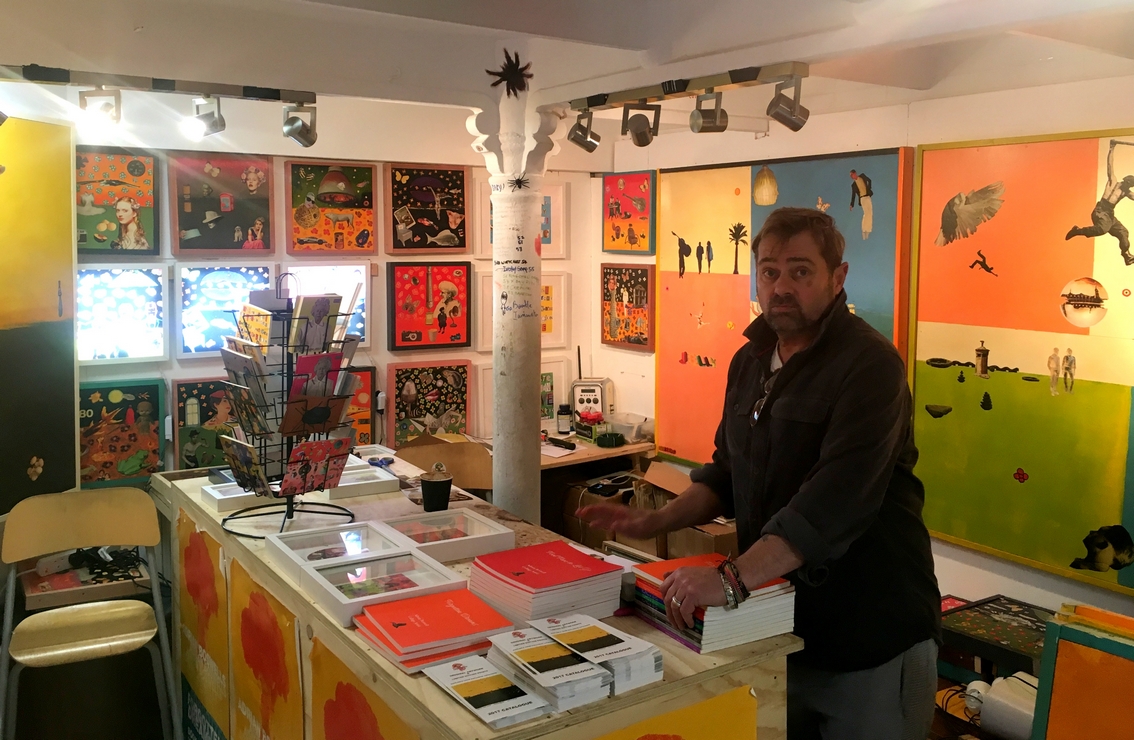 Broccoli Street Art in Shoreditch Shoreditch Street Art Tours London