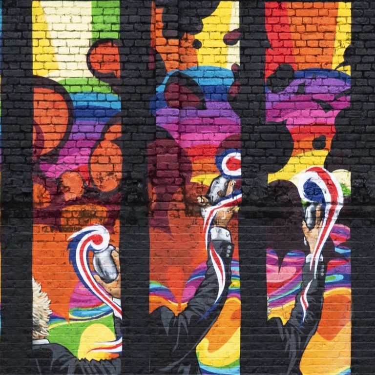 INSA Animated Mural For London Mural Festival Shoreditch Street Art