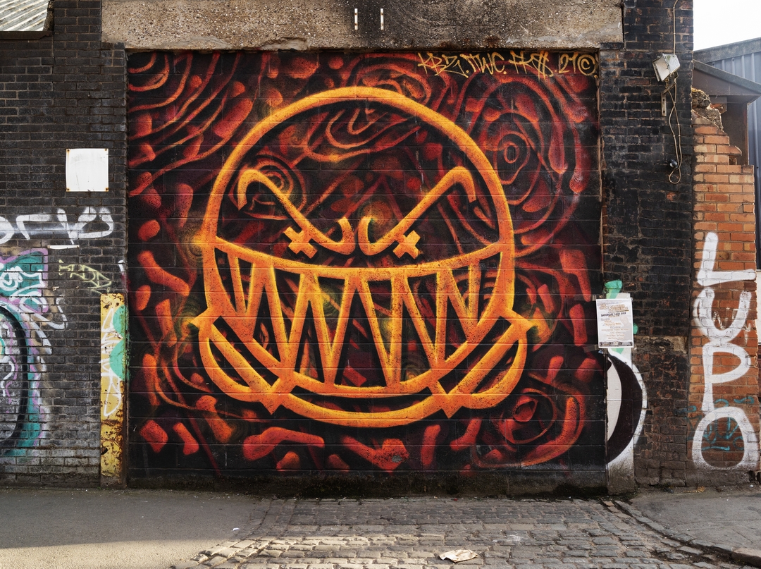 Brace Face spraypainted by Tempo 33 in Birmingham